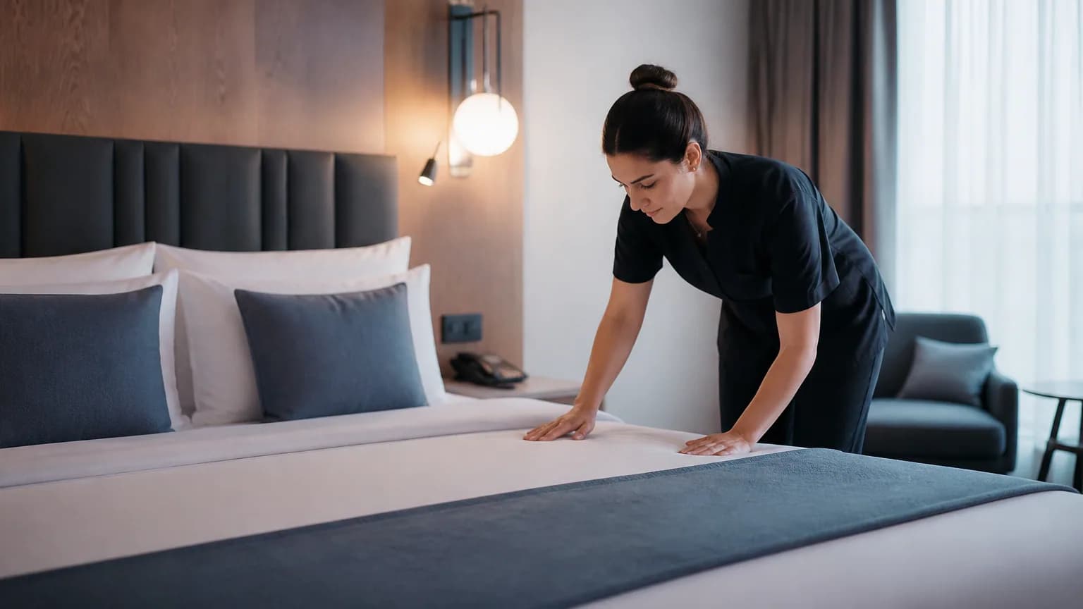 Hotel: digitale Zeiterfassung im Arbeitsalltag