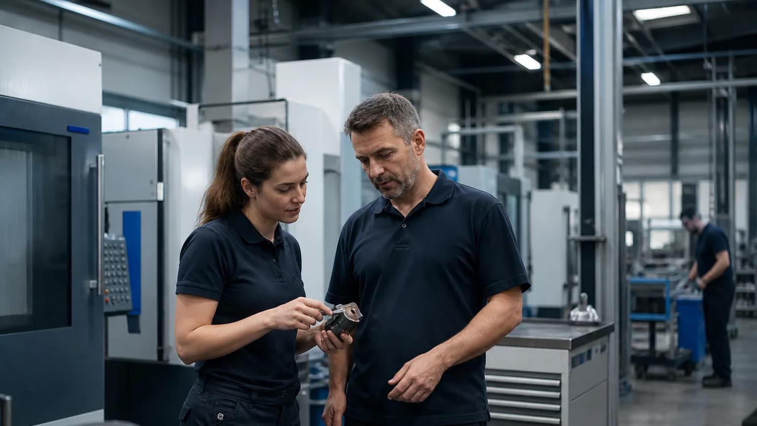 Industrie: digitale Zeiterfassung im Arbeitsalltag